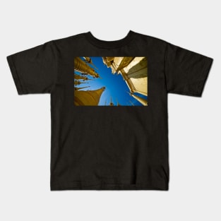 The sky seen from temples in Bagan, Myanmar Kids T-Shirt